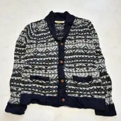 NO ID. ノーアイディー ニット カーディガン S ウール混 - メルカリ