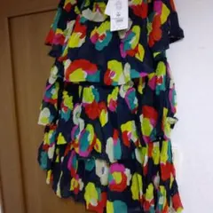 新品未使用品RODEOCROWNS花柄ロングスカートフリーサイズ