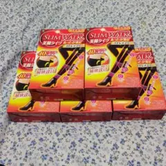 スリムウォーク 美脚タイツ あったか満足 ストレスフリー S〜M　５個