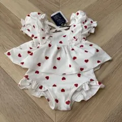 cottoli ハート柄 水着 95cm バースデイ