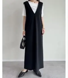 前後2WAYカットジョーゼットジャンパースカート