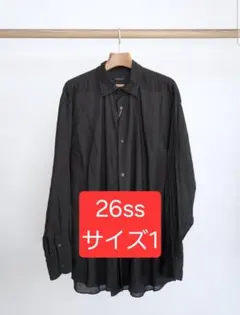COMOLI 26SS KHADIコットンコモリシャツ サイズ1