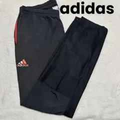 adidas ジャージパンツ 黒/赤