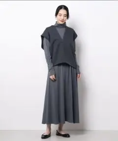 apart by lowrys 3WAYベストセットワンピース　グレー