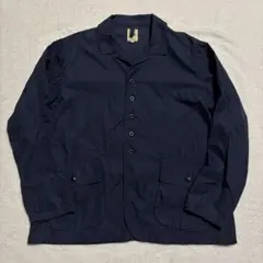 【美品】FOB FACTORY カバーオール Mサイズ 春夏ジャケットネイビーのサムネイル
