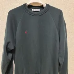 美品　FUKUZO スウェット トレーナー ダークグリーンのサムネイル