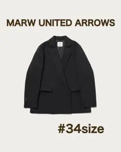2026年最新】Marw united arrows バック アシンメトリー ジャケットの