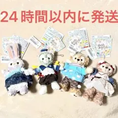 新品☆東京ディズニーシー限定 ウイッシング ウイングス ぬいぐるみバッジ 4個