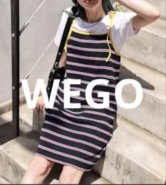 WEGO ボーダーキャミソールワンピ/カットソーのサムネイル