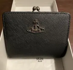新品同様Vivian westwood SAFFIANO 口金二つ折り財布