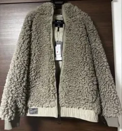 フリースボアジャケット フード付き ベージュ