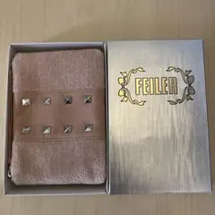 フェイラー　FEILER スタッズ付ポーチ　ティッシュポーチ　美品のサムネイル