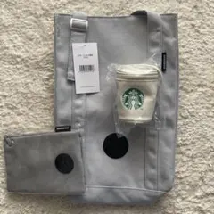 スターバックス福袋2026トートバッグ カップポーチ ボトルサコッシュ