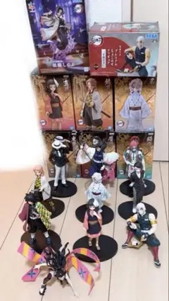 鬼滅の刃フィギュア10体セット(8個のみ箱付き)