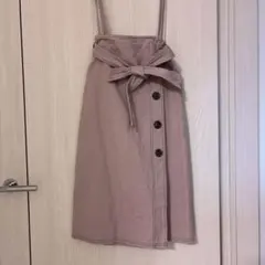 tocco closet サスペンダー付きスカート