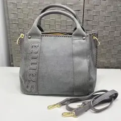 t*i様 Samantha thavasa グレー ハンドバッグ 取り外し可能ス