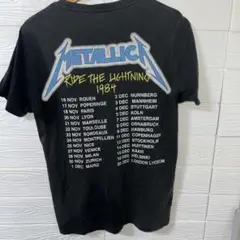 Metallica Ride the Lightning Tシャツ 1984