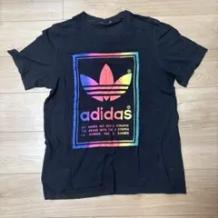 adidas カラフルロゴ Tシャツ