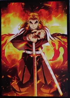 鬼滅の刃 無限列車編 パンフレット、アクリルスタンド・クリアファイル煉獄杏寿郎