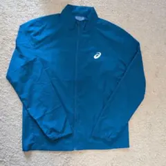 ASICS ダークブルー ウィンドブレーカー、メンズL