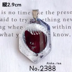 ⭐️ワンコイン⭐️No.2388 レジン ペンダントトップ 猫 ねこ ネコ ♡