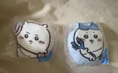 【2点セット】ちいかわ　ハチワレ　クッションマスコット　ガチャ