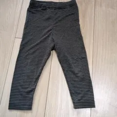 HEATTECH ストライプレギンス 80cm