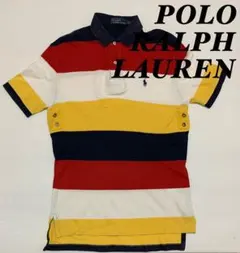 【激レア 好配色】90s POLO RALPH LAUREN 半袖 ポロシャツ