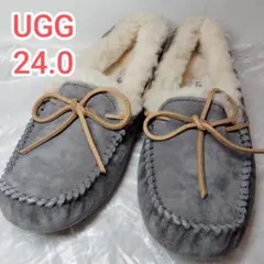 新品未使用 UGG モカシン グレー 24cm - メルカリ