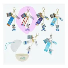 ディズニーシー 25周年 カプセルトイ キーホルダー 5周年バージョン