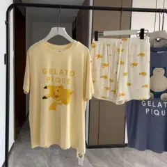 半袖ショートパンツ　GELATO PIQUE ポケモンピカチュウ ルームウェア