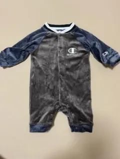 チャンピオン ロンパース 長袖 70 ベロア