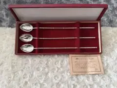 銀製　カトラリーセット　ストロースプーンセット　STERLING SILVER 銀製 カトラリーセット ストロースプーンセット〈2本セット〉《SILVER
