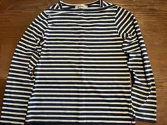 Foxfire ボーダーTシャツ　ネイビー×オフホワイト　レディースLのサムネイル