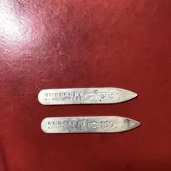 BURBERRY BLACK LABEL 金属製カラーキーパー 襟芯