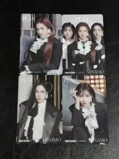 MISAMO PLAY TWICE タワレコ 特典 クリアトレカ 4種 コンプ