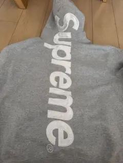 Supreme グレー パーカー