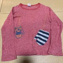 UNICA 赤 長袖カットソー 130