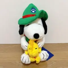 USJ ユニバ スヌーピー ビーグルスカウト ウッドストック ぬいぐるみ 帽子