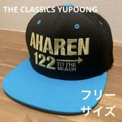 AHAREN 122 刺繍　ベースボール　キャップ　スナップバック　フリーサイズ