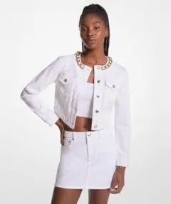 MICHAEL KORS ホワイトデニムジャケット サイズ8