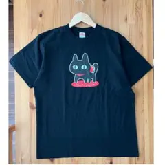 B-SIDE LABEL 鋭目猫　Tシャツ　ブラック　L