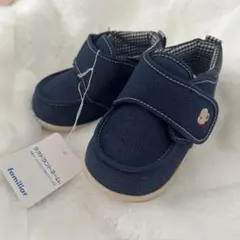 familiar ネイビー ファーストシューズ 13.5cm
