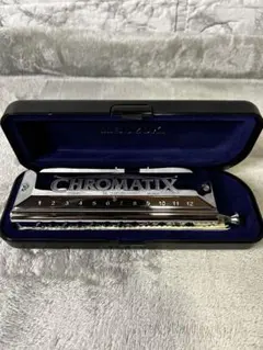 極美品/ケース付SUZUKI SCX-48 クロマチックハーモニカ 鈴木楽器②
