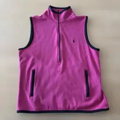 Ralph Lauren Golf☆ハーフジップアップ☆ベスト☆ピンク☆Mのサムネイル