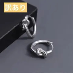 [새상품] Knot Hoop 심플 원터치 귀걸이 한국 남성 여성용