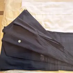 紋付き 黒 着物 夏喪服 絽 長襦袢セットのサムネイル