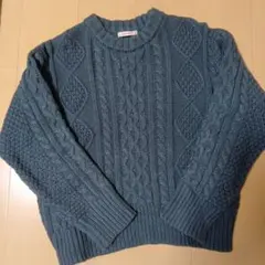 ハートマーケット　 ケーブルニットセーター