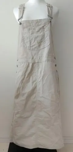 GAPベージュ コーデュロイサロペットジャンパースカートSサイズ#tt