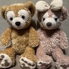 ダッフィー シェリーメイぬいぐるみ セット 未使用タグ付き 可愛いお顔